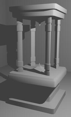 A geometric design holder